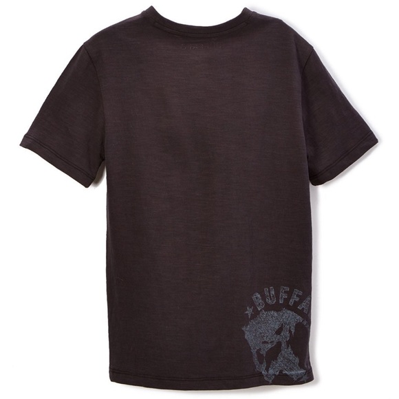 Buffalo David Bitton-Dark Gray/Brown Cannon Takko  -Boys L- T-Shirt - Picture 2 of 6